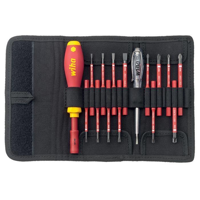 WIHA SlimBitset Softfinish SlimVario Electric 2831 1000V VDE SL/PH/PZ/PZ Xeno/TORX, 16-delig