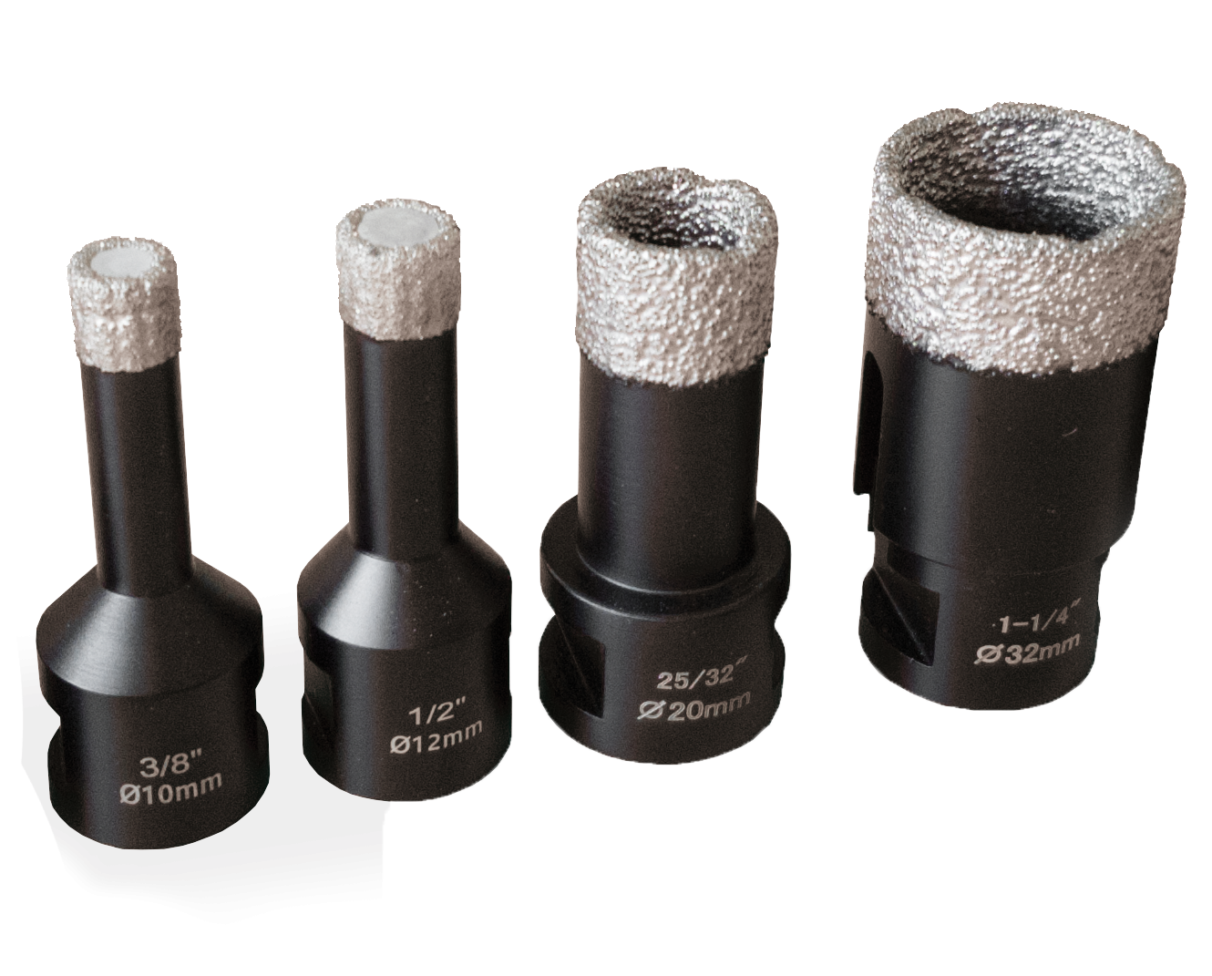 Mandrex DryXcut Diamantboorset MHDS20004 25mm-75mm, 4-delig